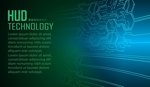 Fond De Concept De Technologie Future De Cyber Circuit Cadenas Fermé Sur Fond Numérique