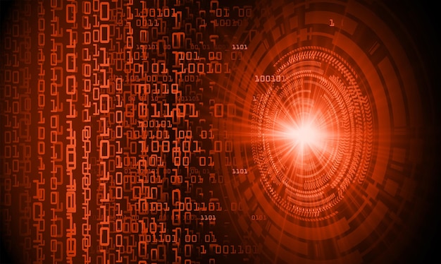 fond de concept de technologie future cyber circuit oeil