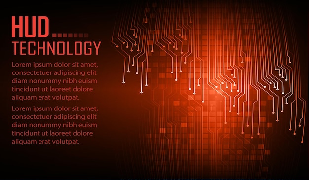 fond de concept de technologie future cyber circuit
