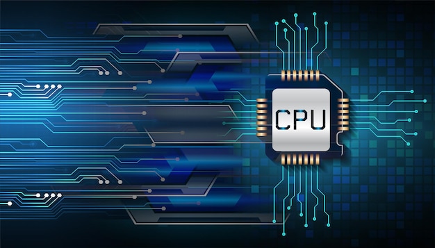 fond de concept de technologie future de cyber circuit