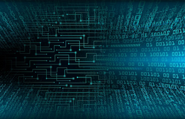 Fond de concept de technologie future cyber circuit