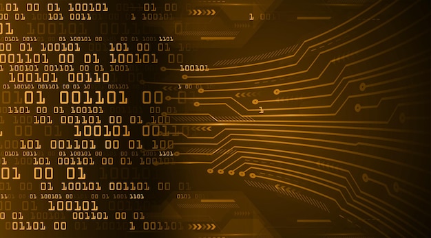 fond de concept de technologie future de cyber circuit