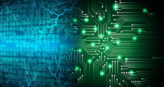 Fond De Concept De Technologie Future Cyber Circuit