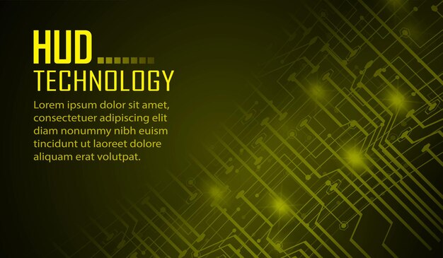 Fond De Concept De Technologie Future De Cyber Circuit