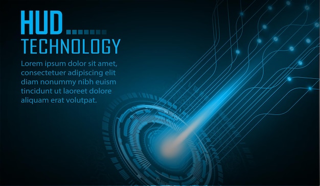 fond de concept de technologie future de cyber circuit