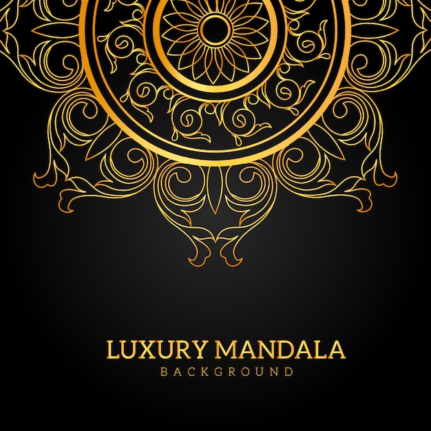 Fond de conception de luxe Mandala