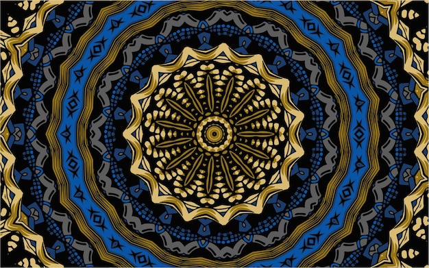 Fond De Conception De Mandala Ornemental Dans Un Style Oriental Traditionnel