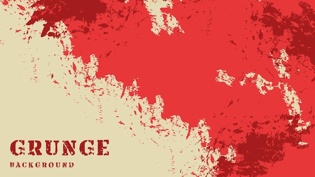 Fond De Conception De Texture Grunge Rouge Abstrait