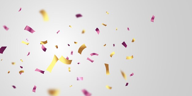 fond de confetti coloré pour la décoration du festival illustration vectorielle