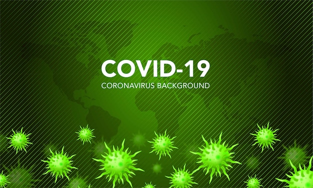 Fond De Coronavirus Réaliste Covid-19