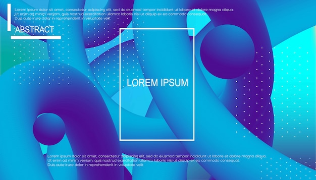 Fond de couleur liquide. Composition de formes de gradient fluide