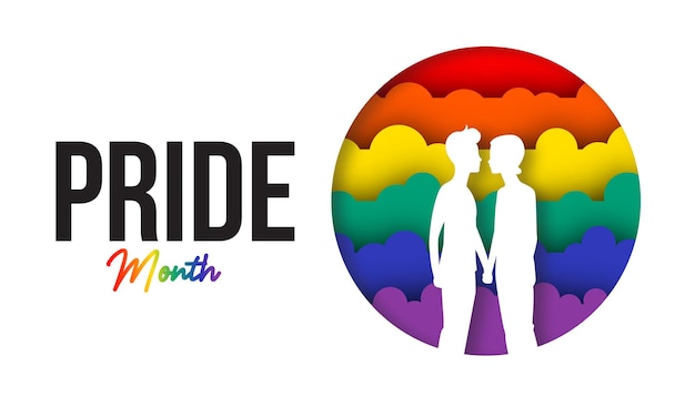 Fond de couples lgbtq fierté