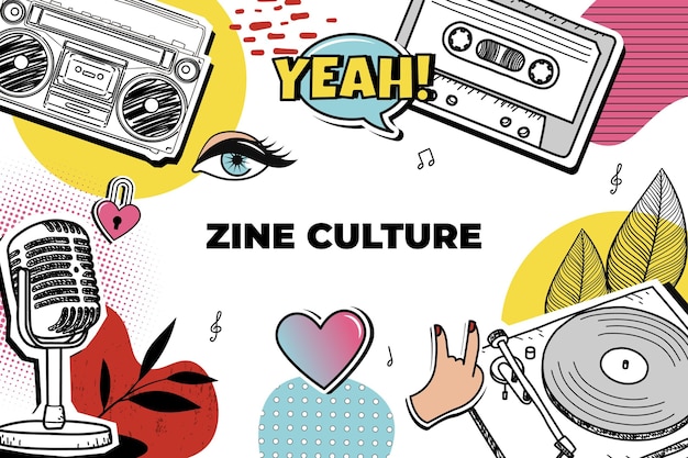 Fond De Culture Zine Réaliste