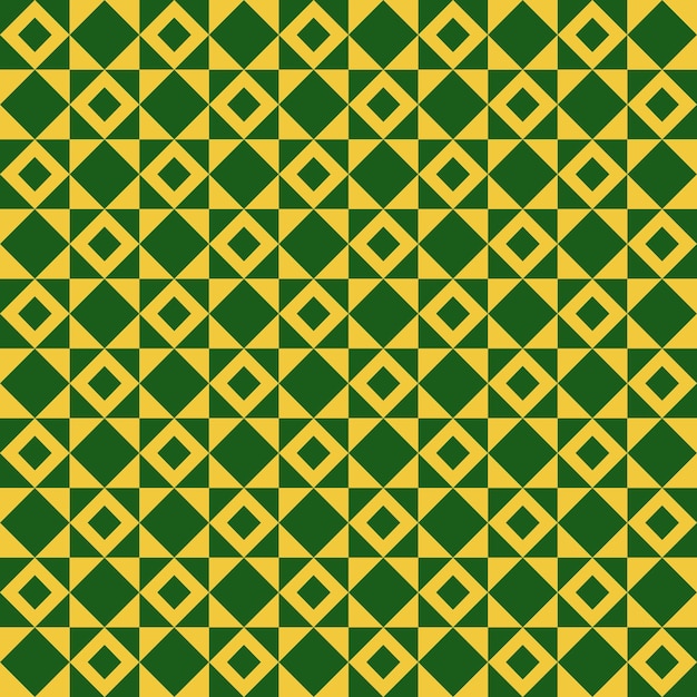 fond de décoration motif géométrique sans couture jaune et vert