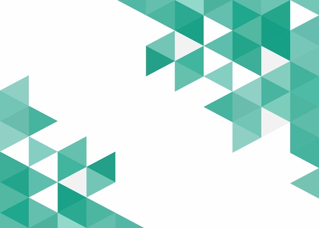 fond décoré de triangles de couleur bleue et turquoise