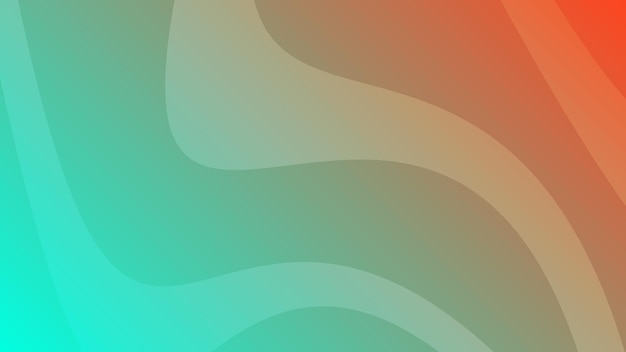 Fond Dégradé Coloré Moderne Avec Des Lignes De Vague