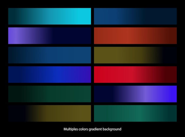 Vecteur fond dégradé de couleurs multiples