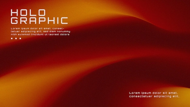 Fond dégradé holographique élégant et moderne pour la bannière d'affaires d'affiche de couverture Web, etc.