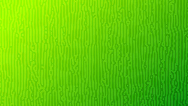 Vecteur fond dégradé de réaction de turing vert motif de diffusion abstrait avec des formes chaotiques illustration vectorielle