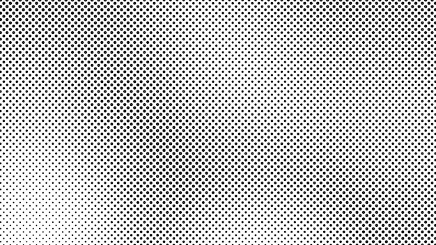 Vecteur fond de demi-teinte grunge avec des points motif pop art noir et blanc dans le style bande dessinée texture de point monochrome illustration vectoriel