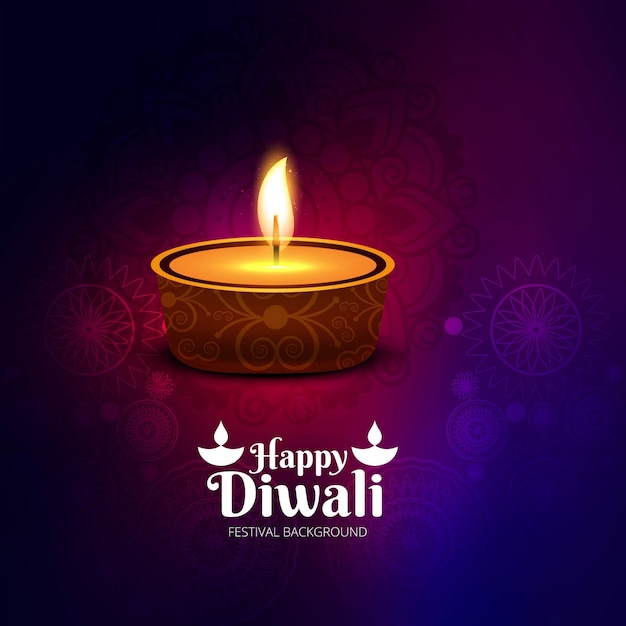 Fond De Diwali Heureux Moderne