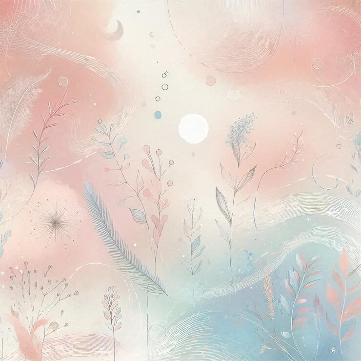 Un fond doux sans couture dans des tons pastels avec des effets légers textures douces et délicates