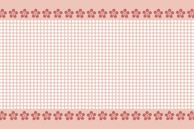 Fond Doux Simple, Fond De Sakura Japonais, Motif De Tissu Japonais