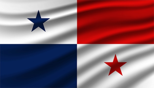 Fond de drapeau du Panama.