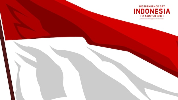 Fond De Drapeau Indonésien Jour De L'indépendance 17 Août