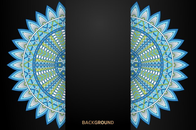 Le fond du mandala à motif ethnique
