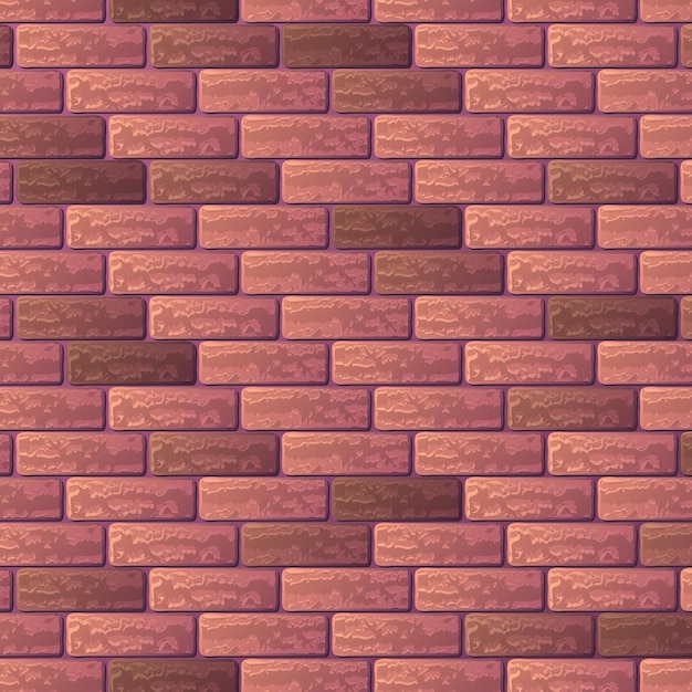 Le fond du mur en briques violettes