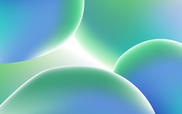 Fond d'écran de fond de maille de blobs dégradé abstrait