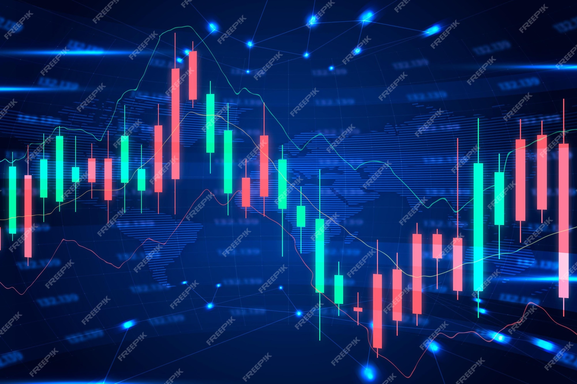 Fond D'écran Forex Trading | Vecteur Premium