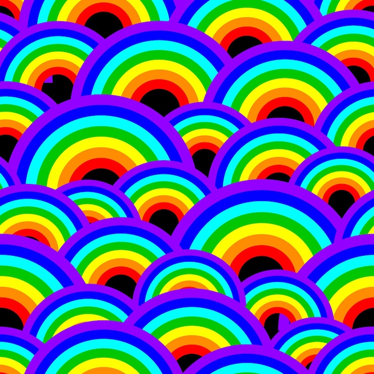 Vecteur fond d'écran surréaliste lumineux sans soudure de fond swatch abstrait pour la conception carte d'anniversaire fashinable textile sac impression menu de fête ou fond d'écran etc.