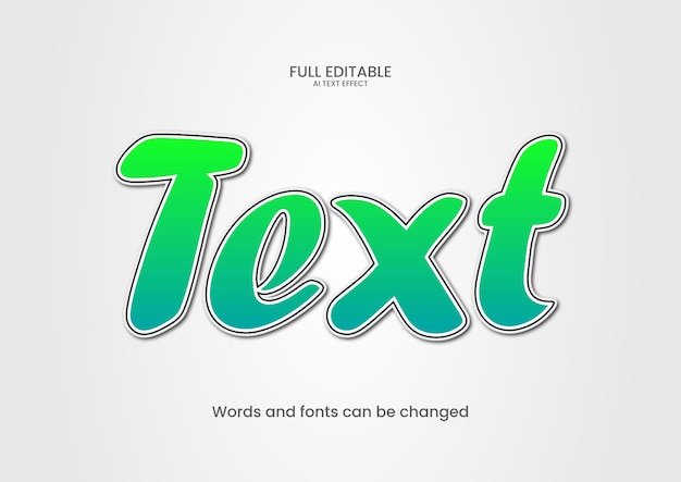 Fond d'effet de texte 3D