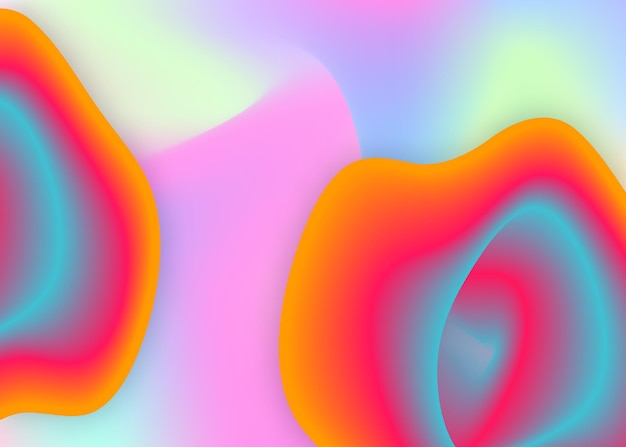 Fond d'éléments liquides avec des formes dynamiques et fluides