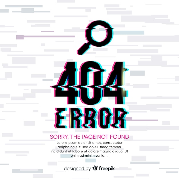 Fond D'erreur 404