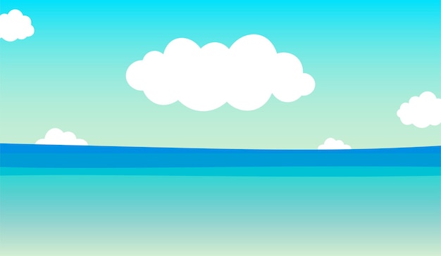 Fond d'été avec coquillages et étoiles de mer