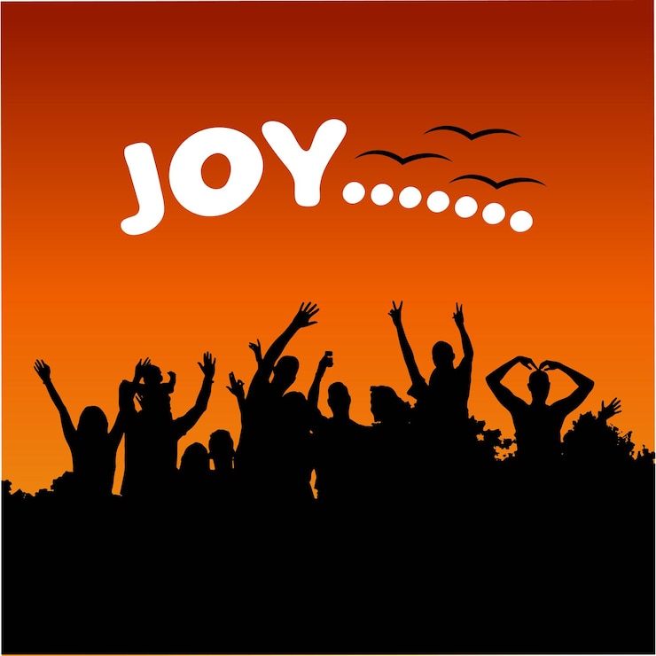 Vecteur fond de fêtards, silhouette de foule, peuples joyeux, équipe de personnes