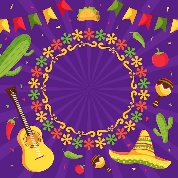 Fond De Fête De Cinco De Mayo