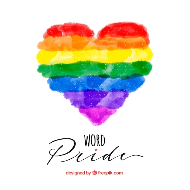 Fond de fierté LGBT avec beaucoup de couleurs