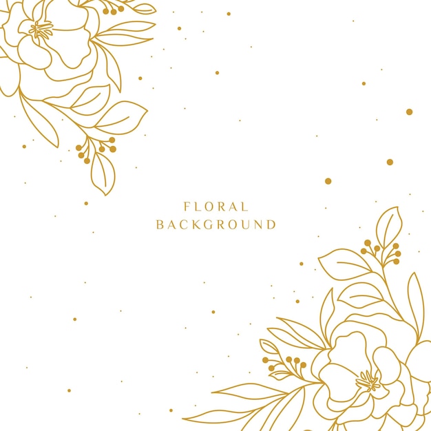 Fond floral abstrait
