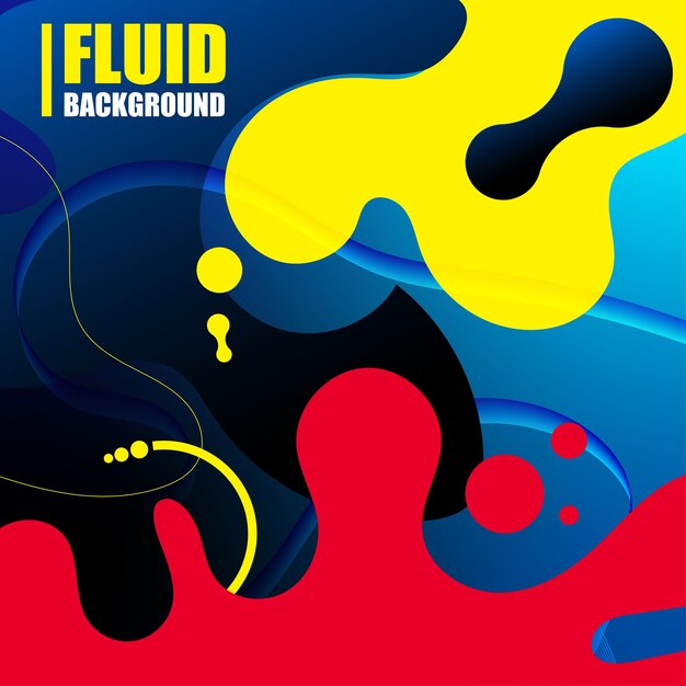 Fond fluide coloré. Conception liquide