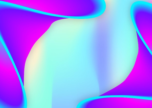 Fond de forme fluide avec des éléments dynamiques liquides