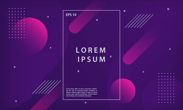 fond de forme géométrique dégradé violet abstrait minimal moderne