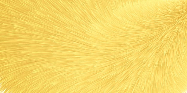 Fond de fourrure jaune Motif de surface moelleux et doux