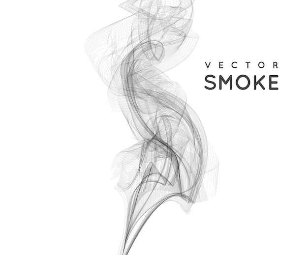 Fond de fumée abstraite de vecteur
