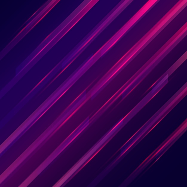 Fond futuriste de lignes violettes brillantes.