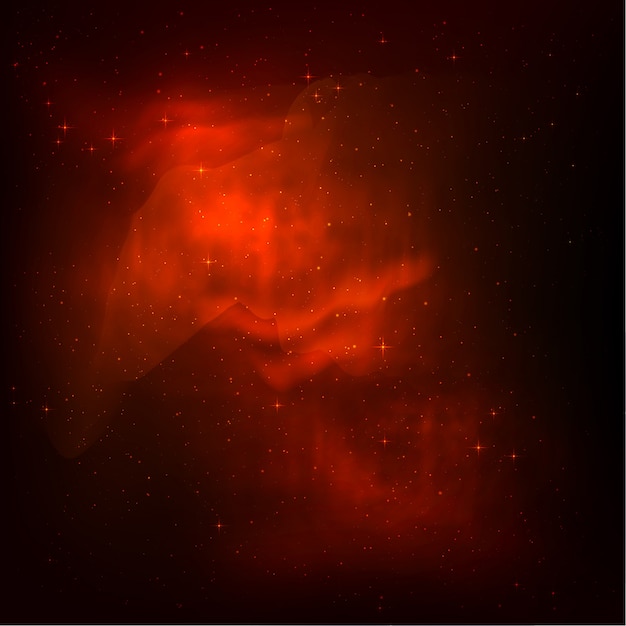 Fond de galaxie cosmique avec nébuleuse