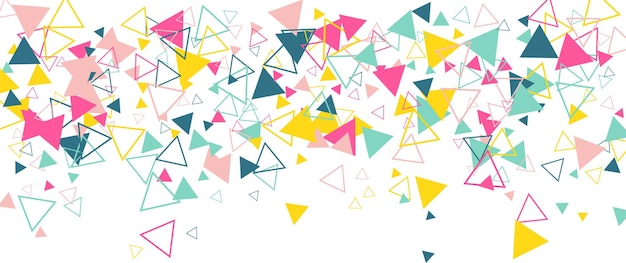 Vecteur fond géométrique de couleur avec des triangles illustration vectorielle eps 10